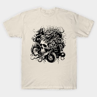 skull with dragons T-Shirt